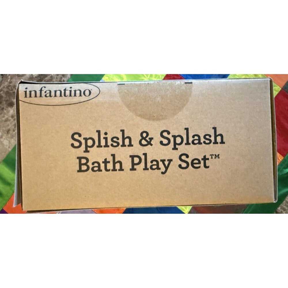 Brand New Seaked Rare Infantino splish & splash bath playset - Picture 8 of 12